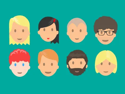 Faces face illustrator photoshop