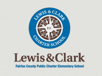 Lewis & Clark charter compass concept helvetica neue identity logo school utopia