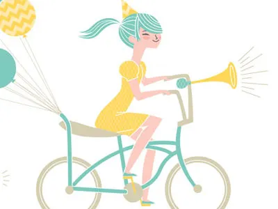 Birthday girl birthday greeting card