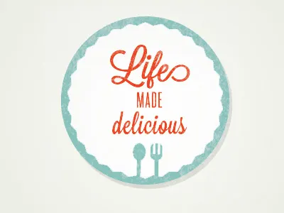 Logo concept for food site design food logo