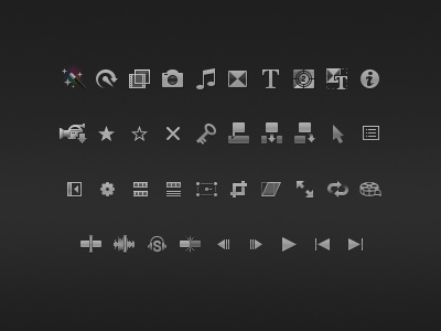 FCPX Icons camera fcpx film final cut pro icons music