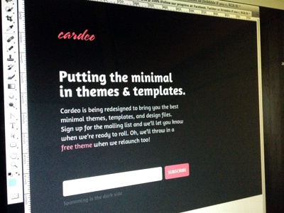 Cardeo Landing Page landing page