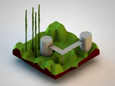 13 c4d lowpoly