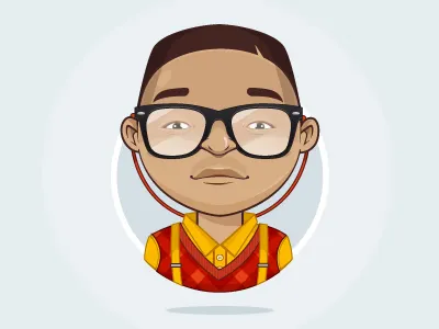 Steve character icon illustration infographic vector