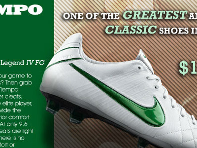 Tiempo Legend Banner cleat green soccer web