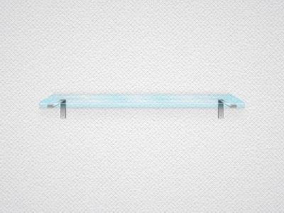 Glassy Shelf Illustration glassy illustrator shelf tutorial vector