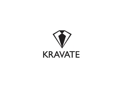 Kravate brand branding communication agency design diamond kravata logo logo design logo designer pavel surovy shirt symbol tie ties