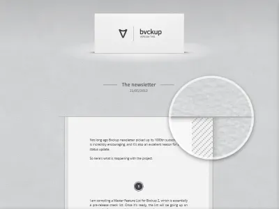 Newsletter (live now)