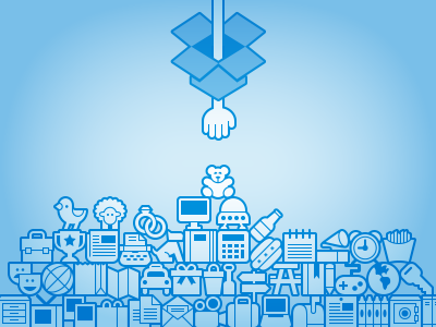 Store Everything. dropbox rebound symbolicons