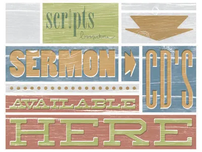 Sermon CD texture wood type