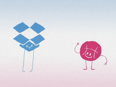 Dropbox <3 Dribbble animated dropbox gif love