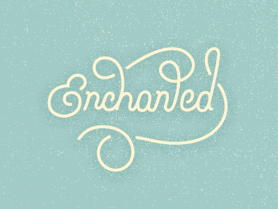 (un)enchanted hand lettering meh poop script typography words