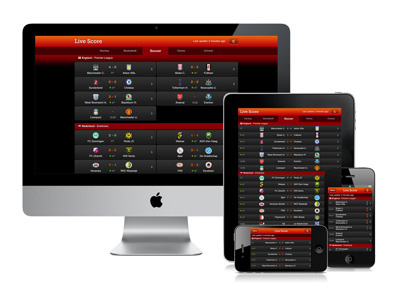 Live Score responsive livescore responsive