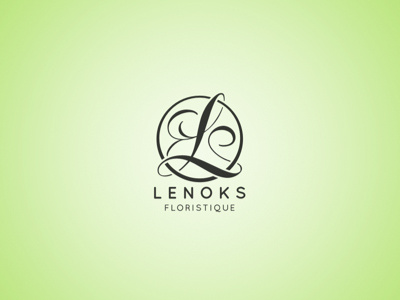 Lenoks bonoos concept logo logotype