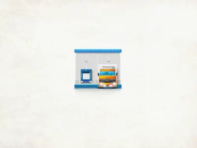 'Logistics' Icon design icon logistics site warehouse web web design