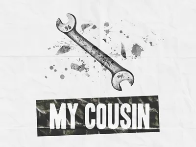 My Cousin cousin film graphics my photo poster type