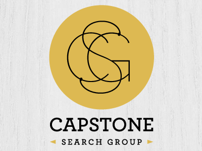 CSG archer gold identity insurance logo monogram staffing