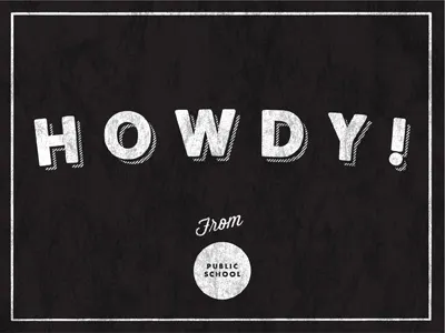 Howdy austin drafted howdy new texas