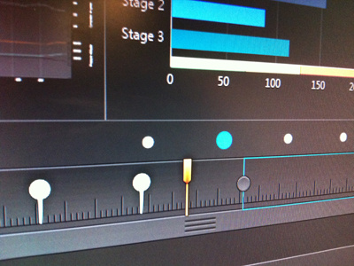 Timeline dan maitland dashboard graph timeline ui