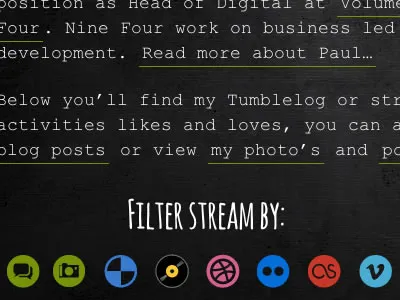 Paulcripps.Com Re Design 2 blog personal redesign tumblelog