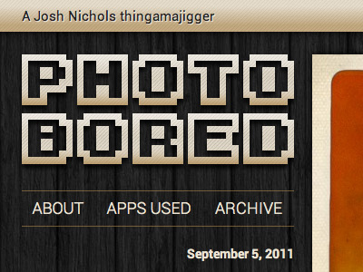 Photobored photo responsive