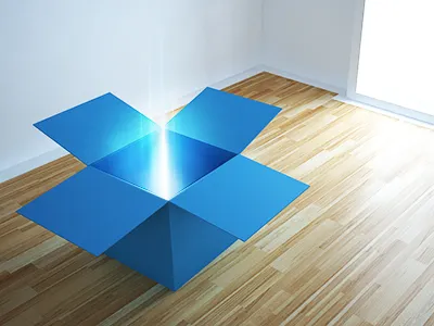 Dropbox @dropbox blue box drop dropbox floor musho rebound room space