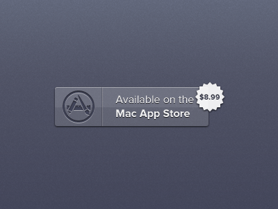 App Store Button app badge button gif hover press purple shiny store