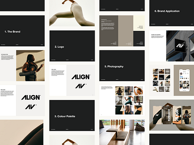 ALIGN® Fitness Brand Guidelines brand guidelines branding graphic design logo