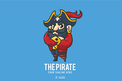 Pirates beard cartoon character design graphic graphic design illustration illustrator logo pirates vector