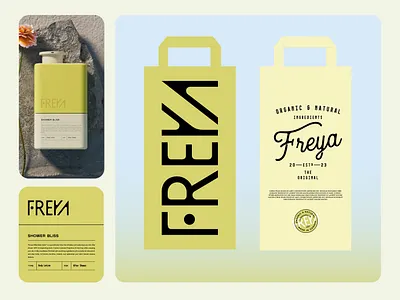 Freya Branding and Packaging Design - Skincare 3d beauty bodycare branding cosmetics haircare label logo makeup minimal packaging packaging design skincare wellness