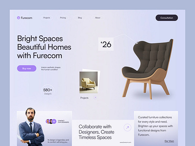 Furniture Store - Web Design abu hasan buraq lab decor e commerce ecommerce furniture furniture store gr8r studio header homedecor interior landing page product store uiux web web design webdesign website website design