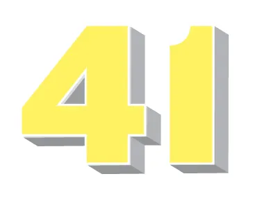 41 3d number
