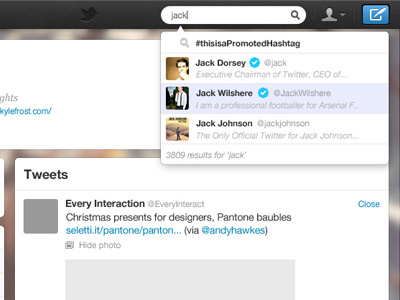 Why doesn't Twitter have this? people search search box shelby white suggestive twitter