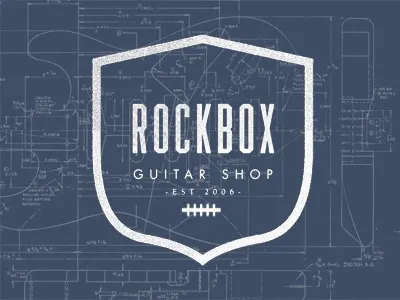 Rockbox fender guitar logo shop strat
