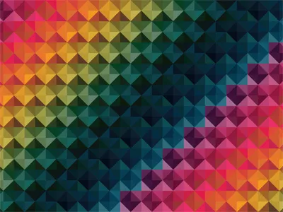 Triangle Squares color pattern rainbow skin spectrum squares triangles