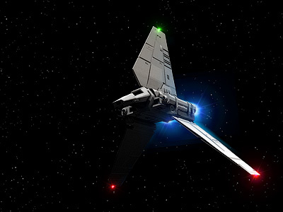 Lambda class imperial shuttle 3d lambda modo shuttle star wars