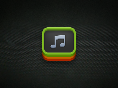 Music Queue icon ios iphone music note queue