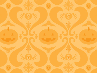 Halloween Pattern halloween illustration pattern skin