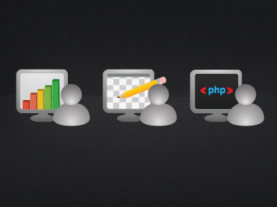 Career Icons career designer icons programmer