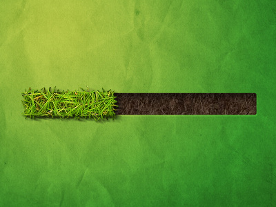 Pro-grass Bar effect effects grass green interface loading photoshop progress progress bar ui