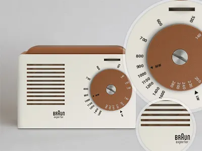 Braun Exporter braun icon product radio ui