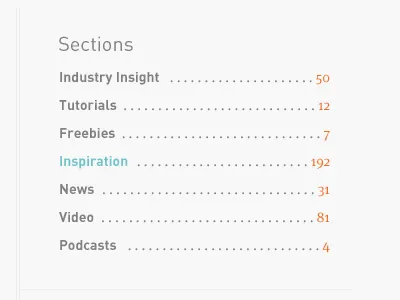 Updated: TOC Style Post Count blog navigation