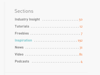 Updated: TOC Style Post Count blog navigation