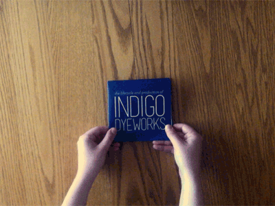 Indigo (GIF) booklet indigo