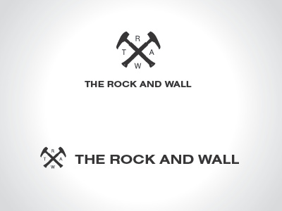Rock and Wall logo visual identity