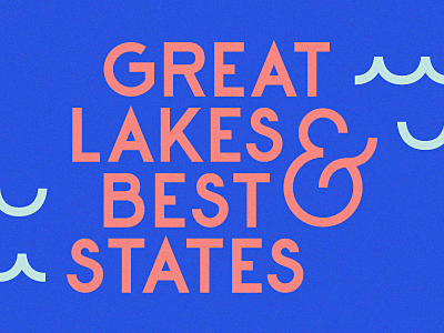 Great Lakes custom type lettering sans serif type