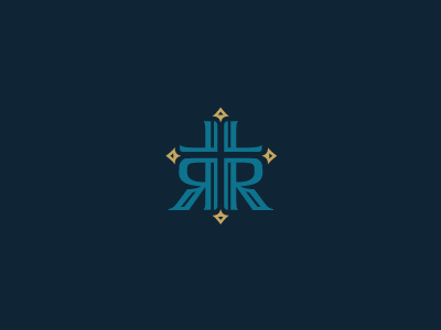 Redeemer Reformed Church Logo Final blue church cross logo monogram