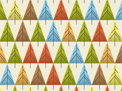 Fall Trees design fall illustration pattern trees