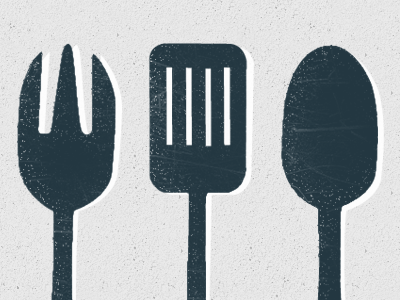 Whip Up Something Fantastic blue illustration texture utensils