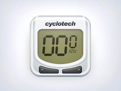 Bicycle Speedometer iOS icon app bike icon ios iphone speedometer